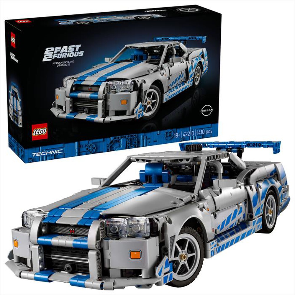 "LEGO - AUTO NISSAN SKYLINE GT-R (R34) 2 FAST 2 FURIOUS-,"