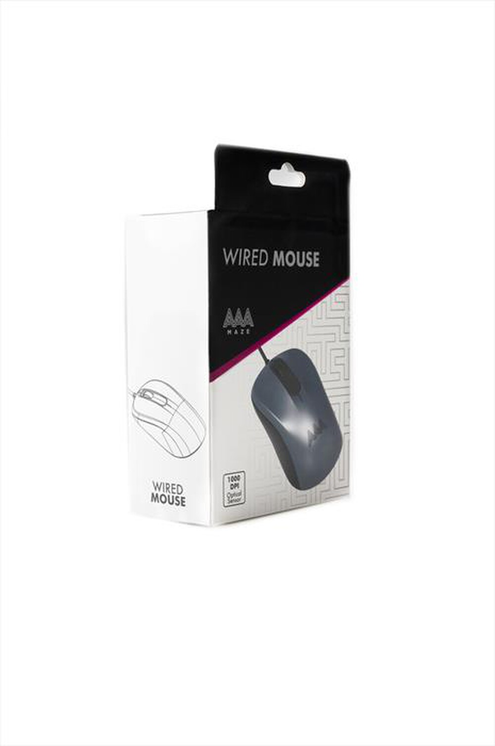 "AAAMAZE - MOUSE 3D USB-Grigio"