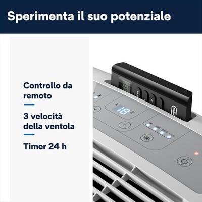 DE LONGHI - PAC EM77 Condizionatore portatile-Bianco
