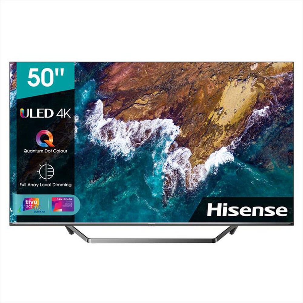 "HISENSE - Smart Tv QDOT ULED 4K UHD 700nit 50\" 50U72QF-Black/Silver"