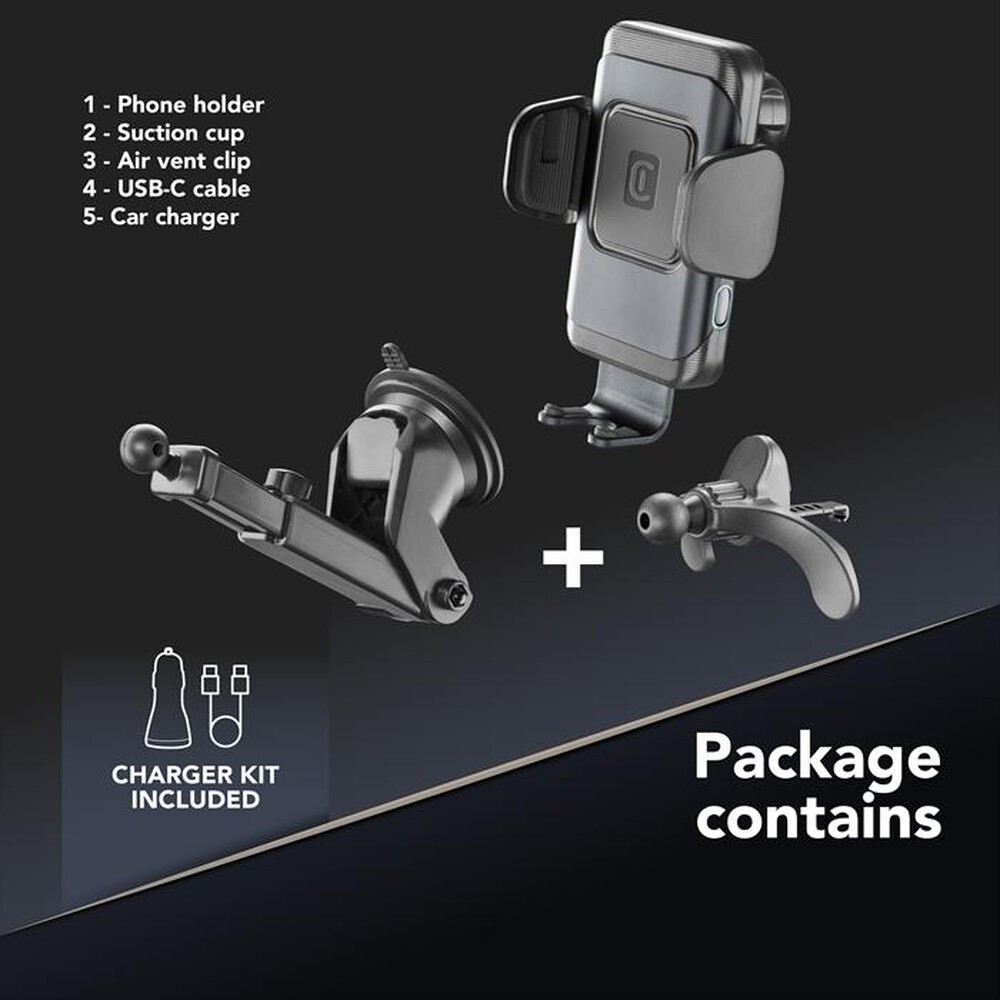 Immagine del prodotto CELLULARLINE - Supporto wireless INSTHOLDERWIR15K-Nero