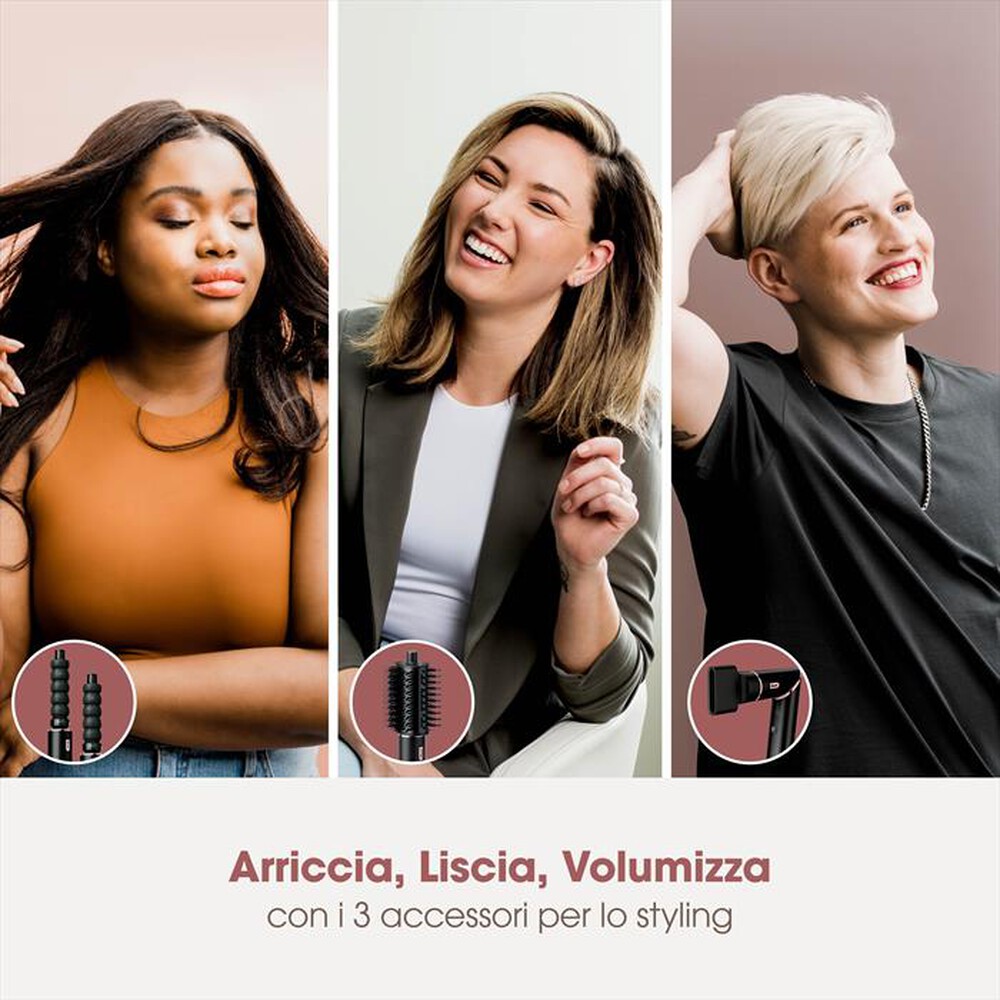 Immagine del prodotto SHARK - STYLER E ASCIUGACAPELLI SHARK FLEXSTYLE-Nero e Rosa Gold