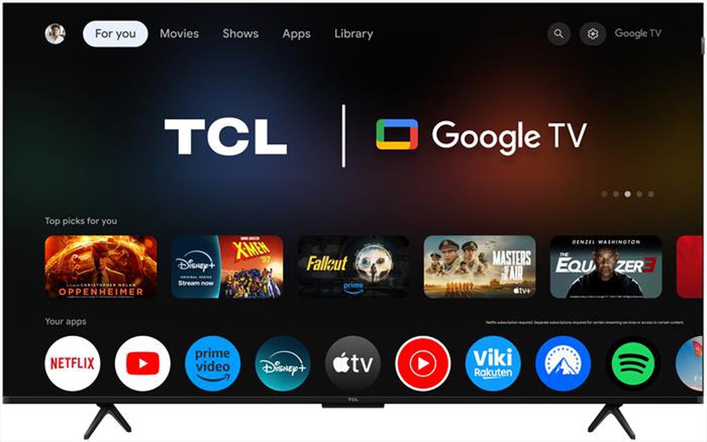 Immagine del prodotto TCL - Smart TV QD-Mini LED 4K 55" 55P8L-Nero