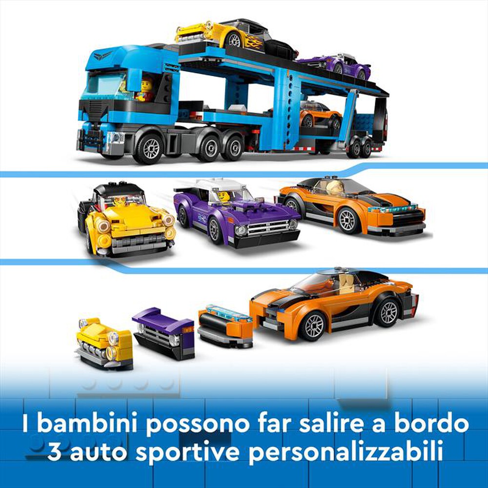 Immagine del prodotto LEGO - CITY Camion trasportatore con auto sportive 60408