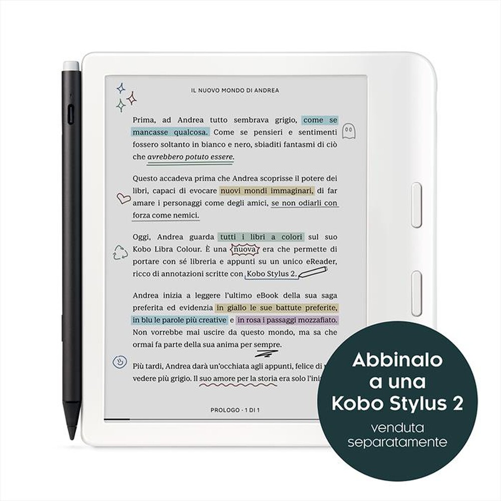 "KOBO - LIBRA COLOUR-Bianco"