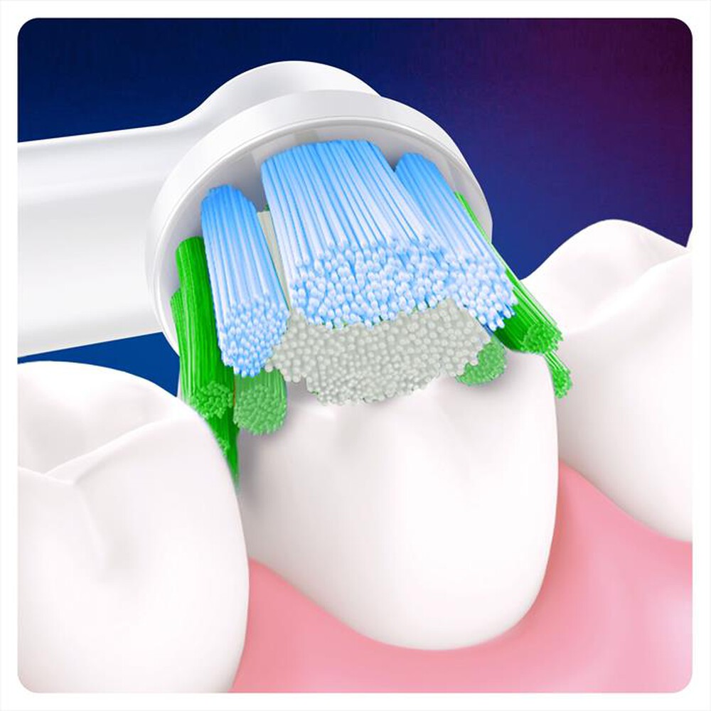 "ORAL-B - Testine Precise Clean Con CleanMaximiser, 3 Pezzi-Bianco"