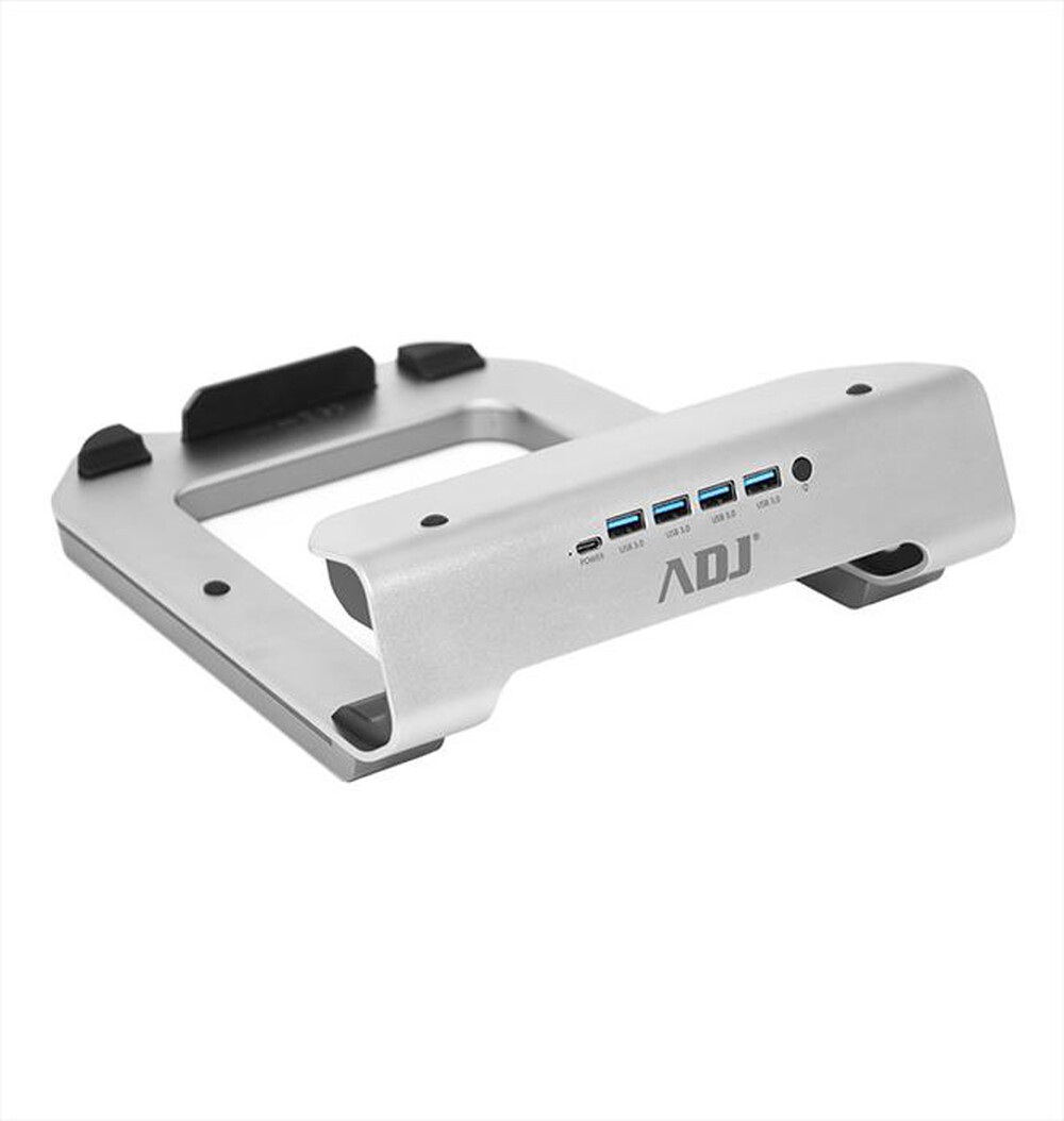 "ADJ - Axel Supporto per Notebook da 11” a 17”-Silver"