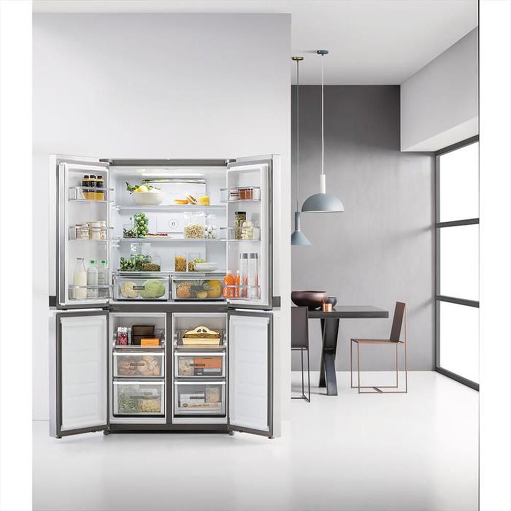 "WHIRLPOOL - Frigorifero 3 e più porte WQ9 B1L Classe F 677lt-Acciaio inossidabile"