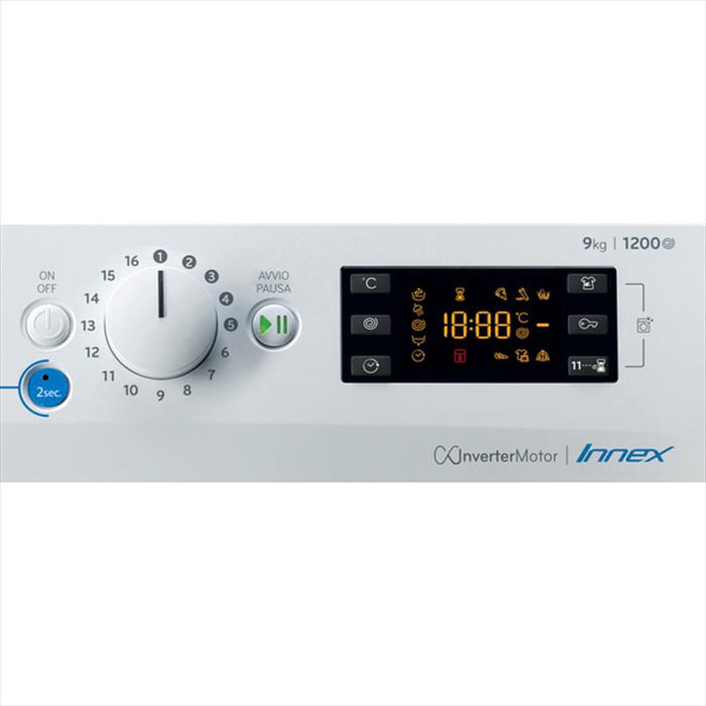 "INDESIT - Lavatrice INNEX BWE 91285X WS IT 9 Kg Classe B-Bianco"