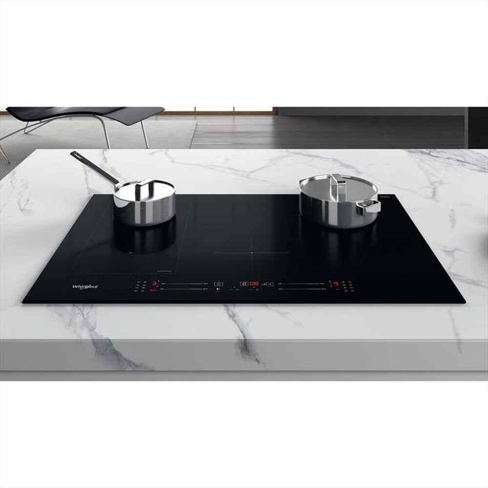 "WHIRLPOOL - Piano induzione WL S3377 BF HOB WP 77 cm-Nero"