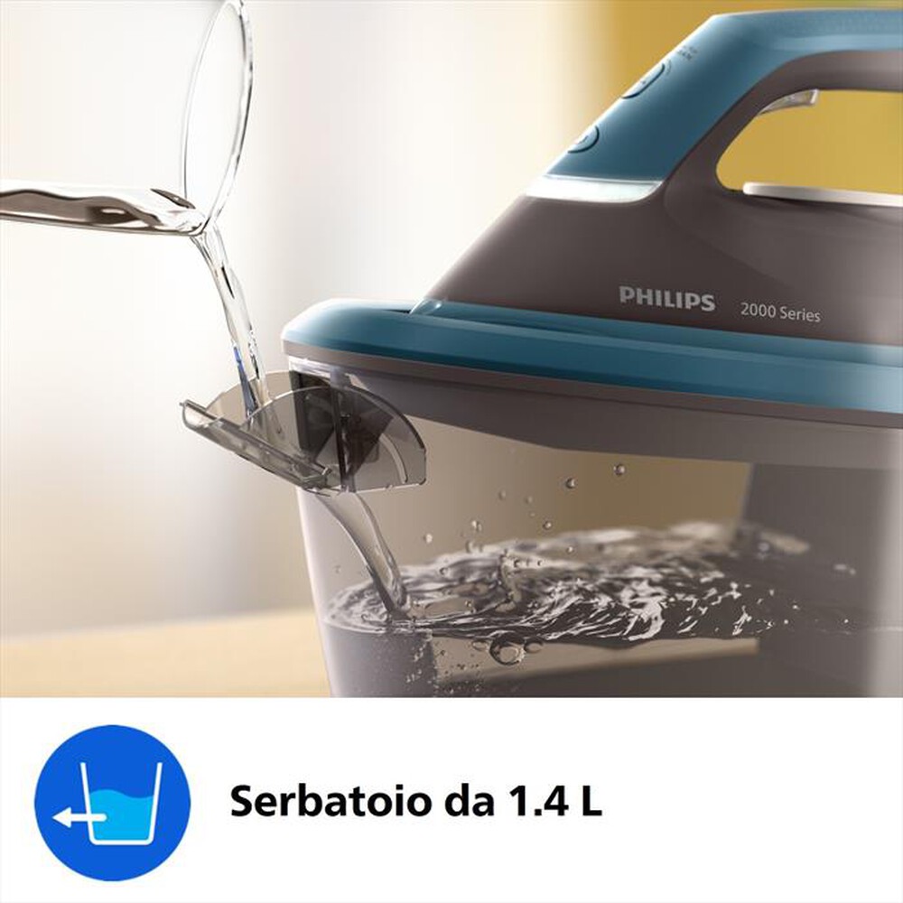 Immagine del prodotto PHILIPS - Ferro da stiro a vapore SERIE 2000 PSG2001/80-Blu