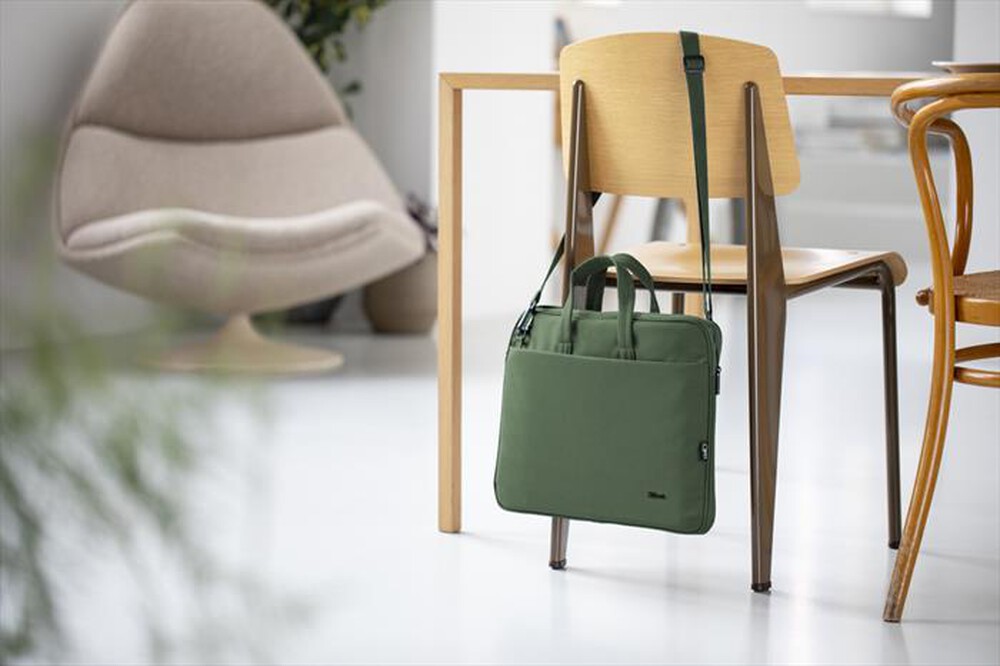 "TRUST - BOLOGNA LAPTOP BAG 16? ECO GREEN-Green"