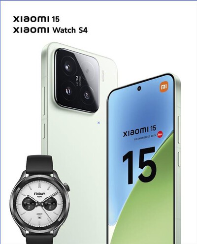 XIAOMI - Smartphone XIAOMI 15 12+256G+ WATCH S4-Green