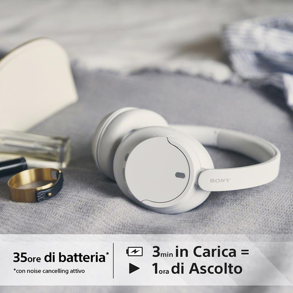 "SONY - Cuffie a padiglione chiuso WHCH720NW.CE7-Bianco"