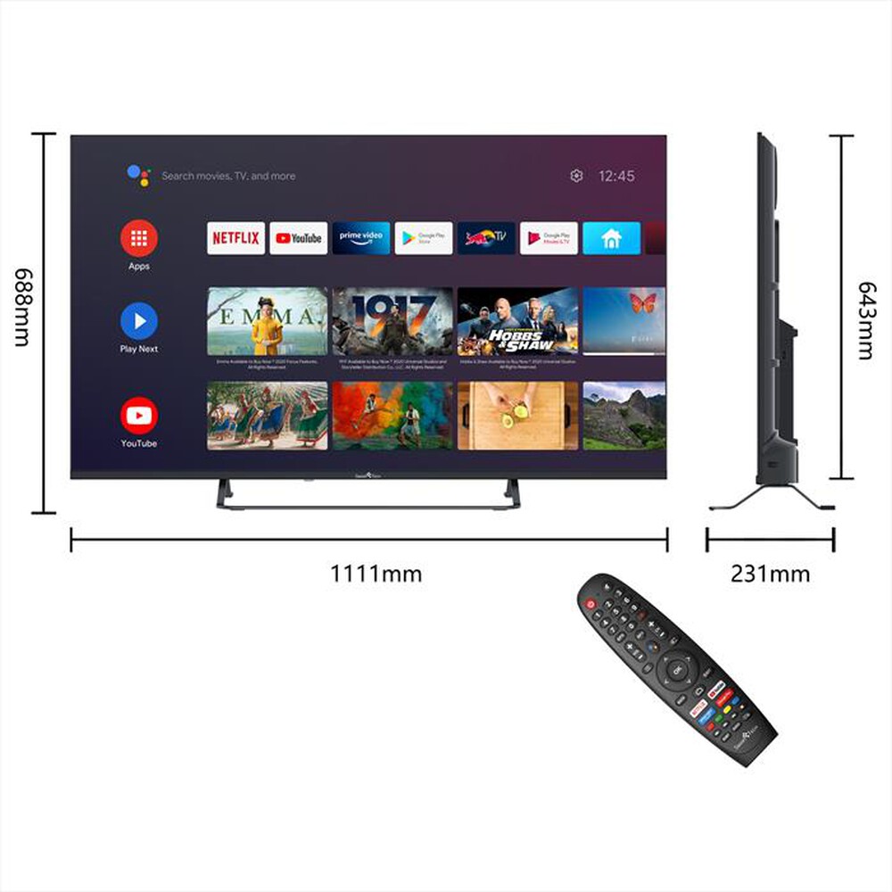 Immagine del prodotto SMART TECH - Smart TV Q-LED UHD 4K 50" 50QA10V3