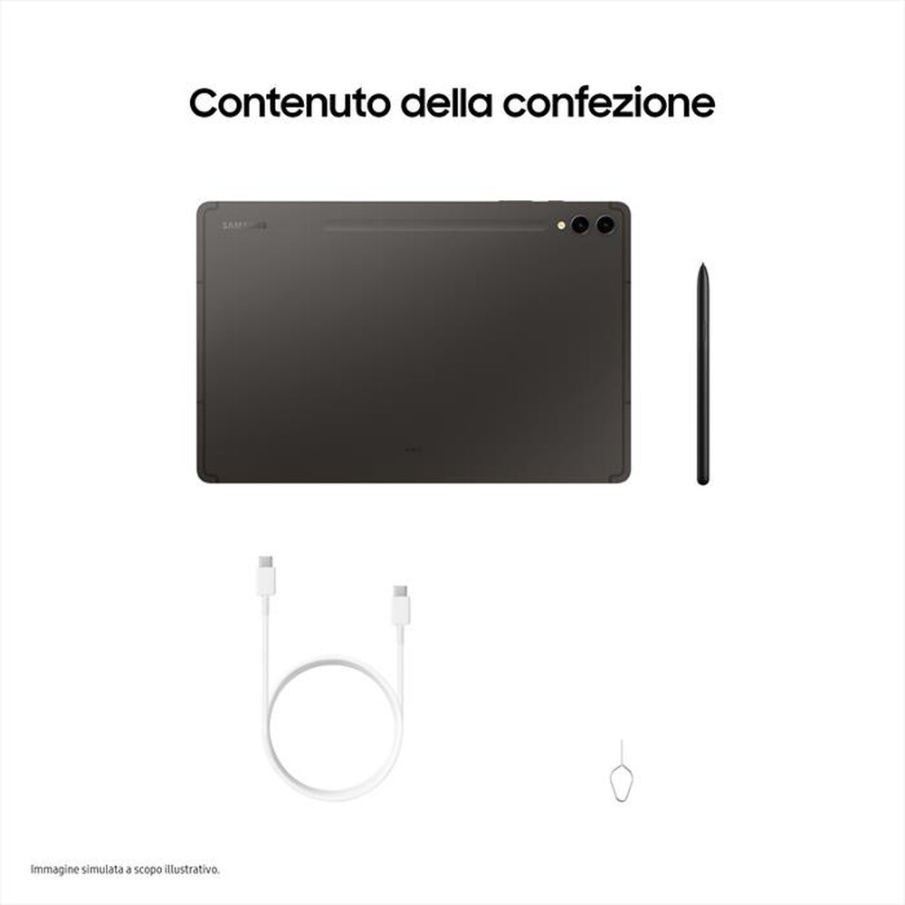 Immagine del prodotto SAMSUNG - Galaxy Tab S9+ 12+256GB 5G-Graphite