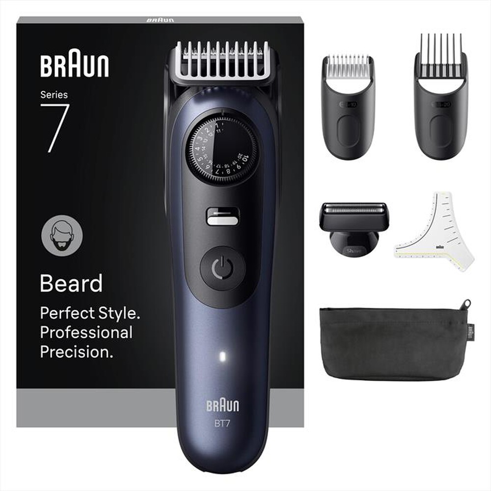 "BRAUN - Regolabarba BT 7520-BLU"
