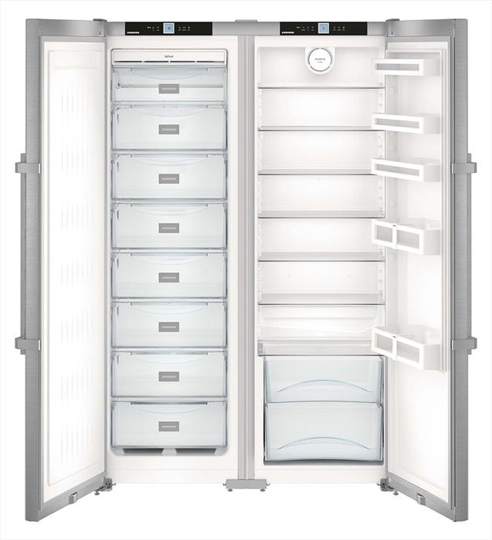 "LIEBHERR - Frigorifero side by side SBSEF 7242-22 Classe F-Acciaio"
