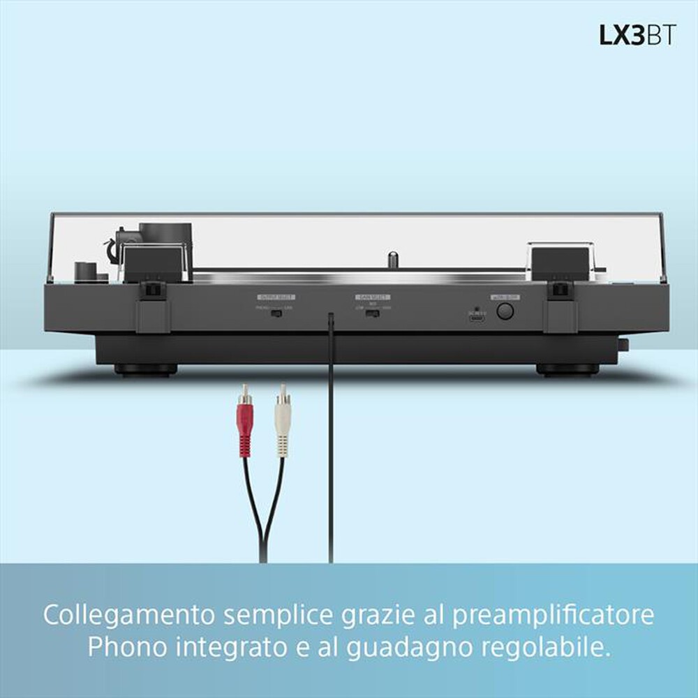Immagine del prodotto SONY - Giradischi con Bluetooth PSLX3BT.CEL-GRIGIO