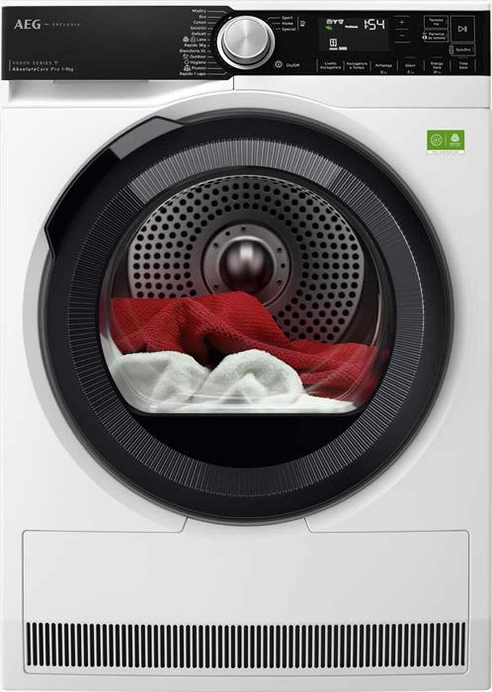 Immagine del prodotto AEG - Asciugatrice XTR9HBGA9YA 9 Kg Classe A-Bianco