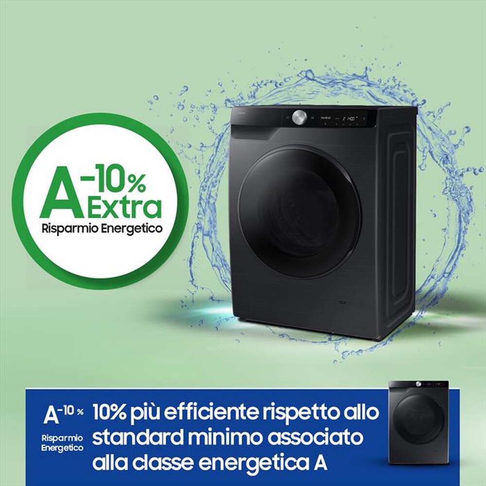 Immagine del prodotto SAMSUNG - Lavasciuga WD90DG6G94BBU3 9/5KG Classe A-nera con oblò e display nero
