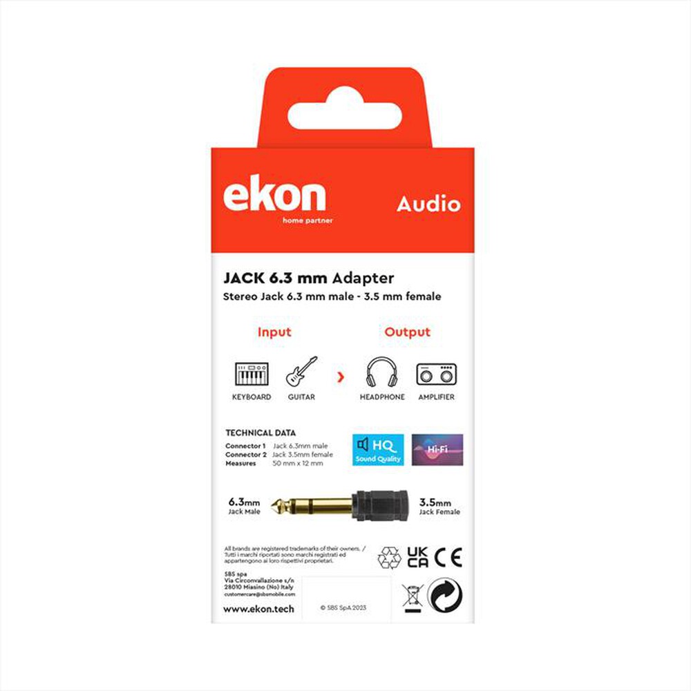 Immagine del prodotto SBS - ECAJACKAD35F63MG