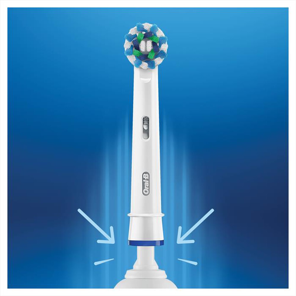 "ORAL-B - Testine Crossaction, 3 Pezzi-Bianco"