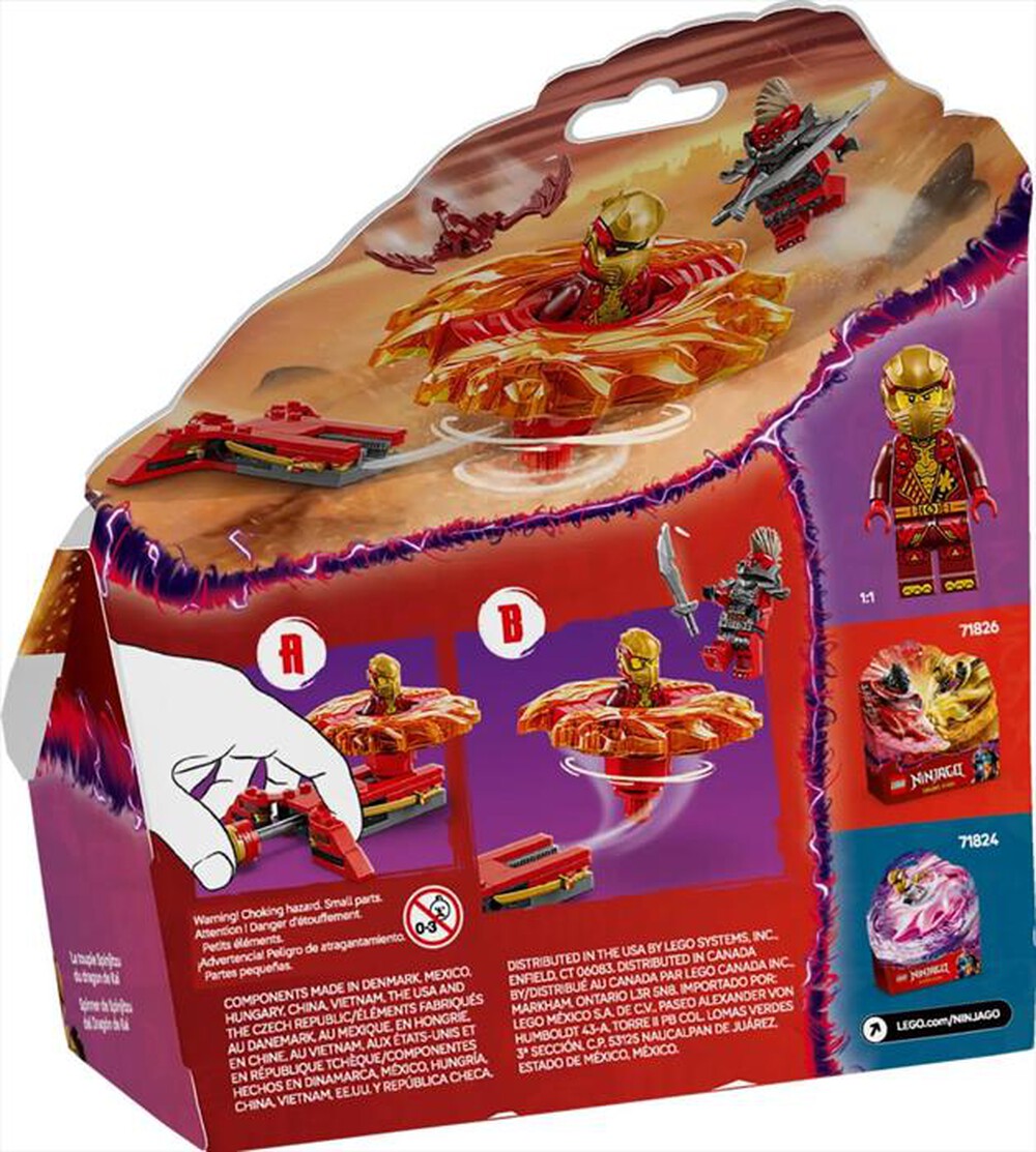 "LEGO - NINJAGO Spinner del drago Spinjitzu di Kai - 71823-Multicolore"