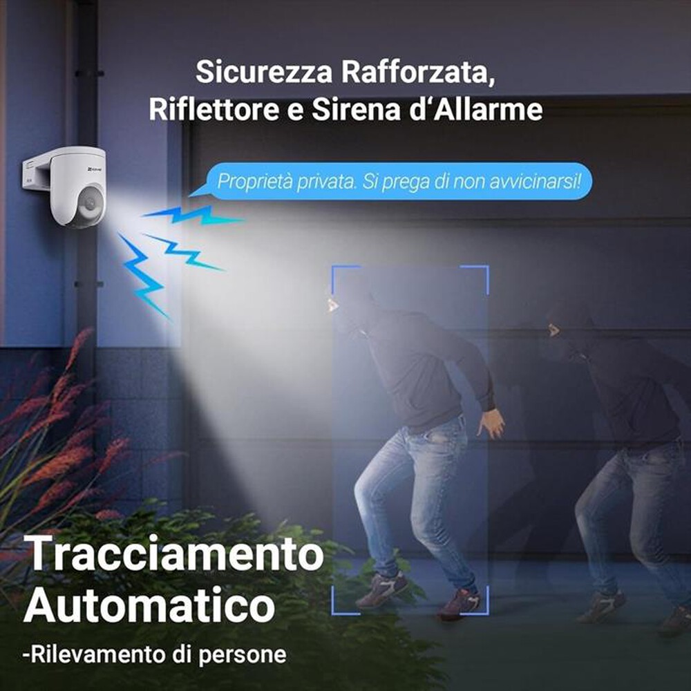 Immagine del prodotto EZVIZ - HB8 LITE + SOLAR PANEL-Bianco