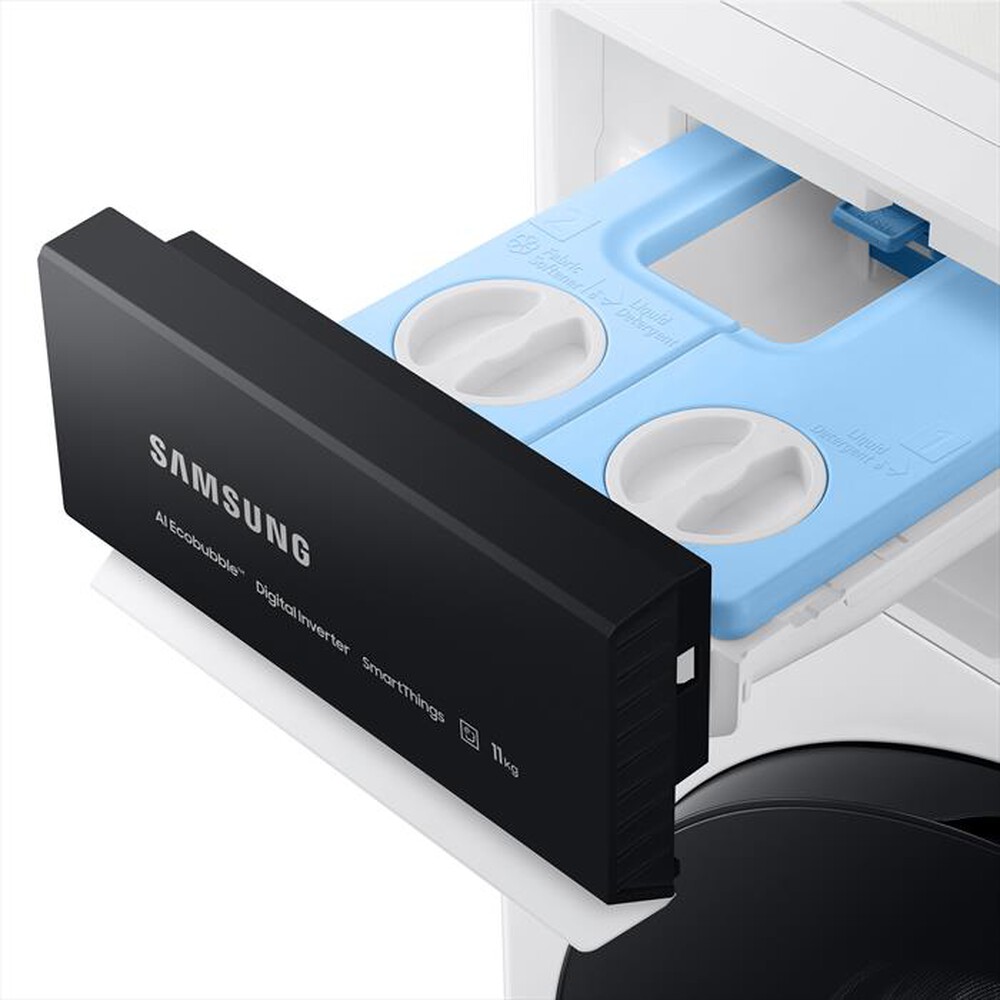 "SAMSUNG - Lavatrice WW11BB744DGES3 11Kg Classe A-bianco oblò black"