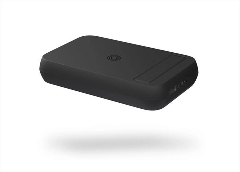 "ZENS - MAGNETIC POWERBANK WIRELESS+KICKSTAND+RECEIVER-Black"
