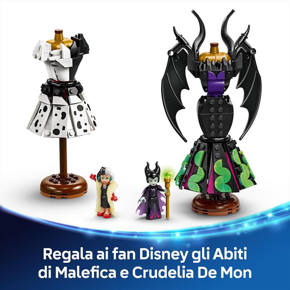 Immagine del prodotto LEGO - DISNEY CLASSIC Abiti di Malefica e Crudelia 43262