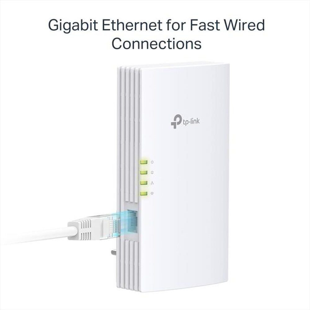 "TP-LINK - TL-WPA7817KIT AV1000 POWERLINE GIG AX1500 WIFI 6-Bianco"