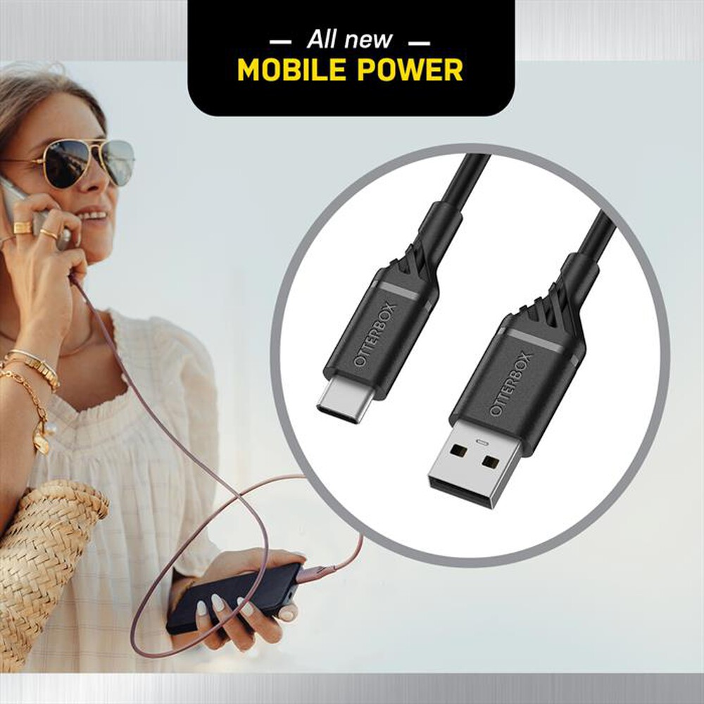 "OTTERBOX - CAVO USB-C A USB-C C 2M FAST CHARGE-BIANCO"