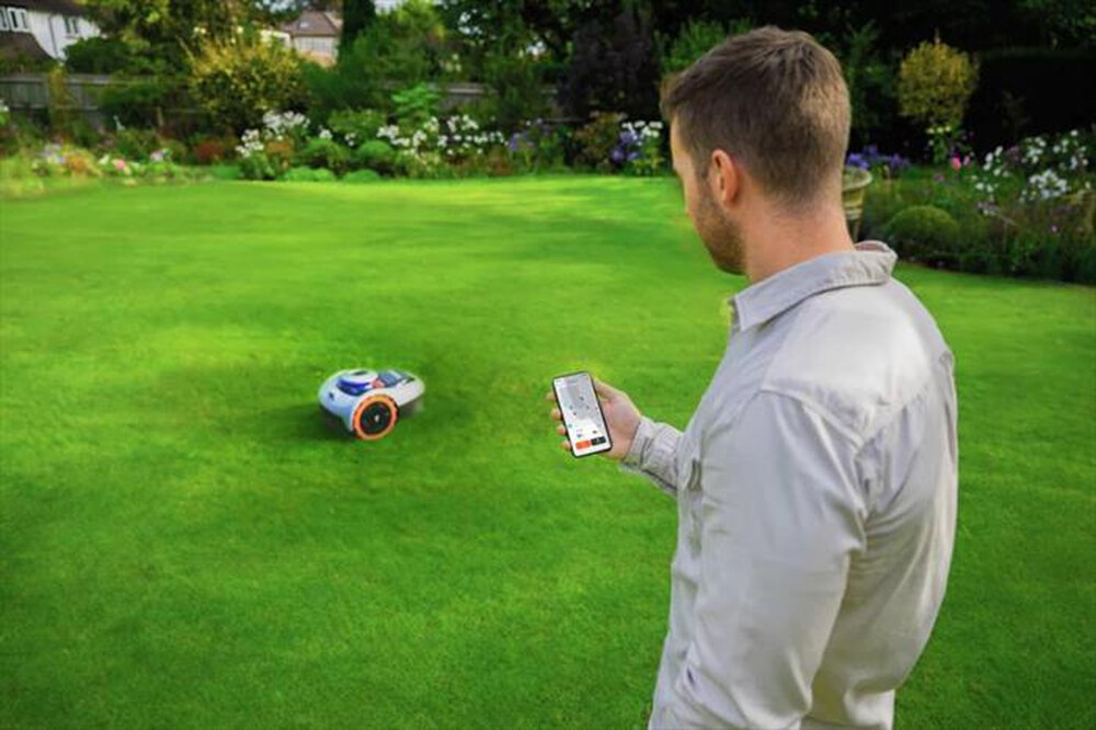 "NAVIMOW by SEGWAY - I105E + MODULO 4G-Grigio / arancione"