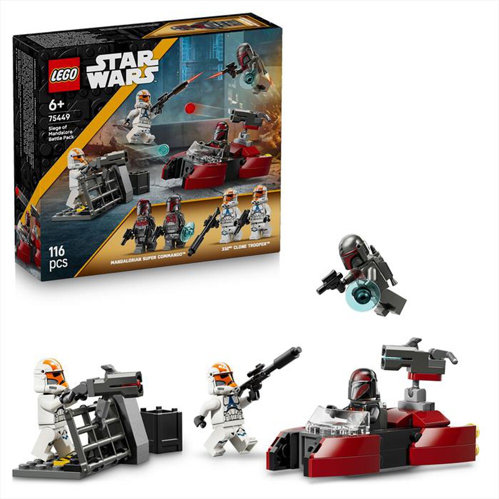 Immagine del prodotto LEGO - STAR WARS Battle Pack Assedio di Mandalore - 75449-Multicolore