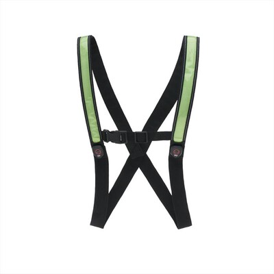 NEWRBAN - Bretelle con Led LED REFLECTIVE VEST-Nero