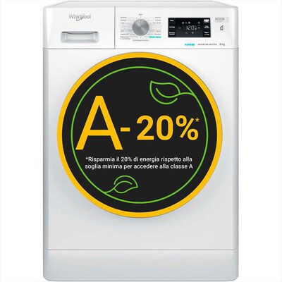 WHIRLPOOL - Lavatrice FFB 848 BSV IT 8 Kg Classe A-Bianco