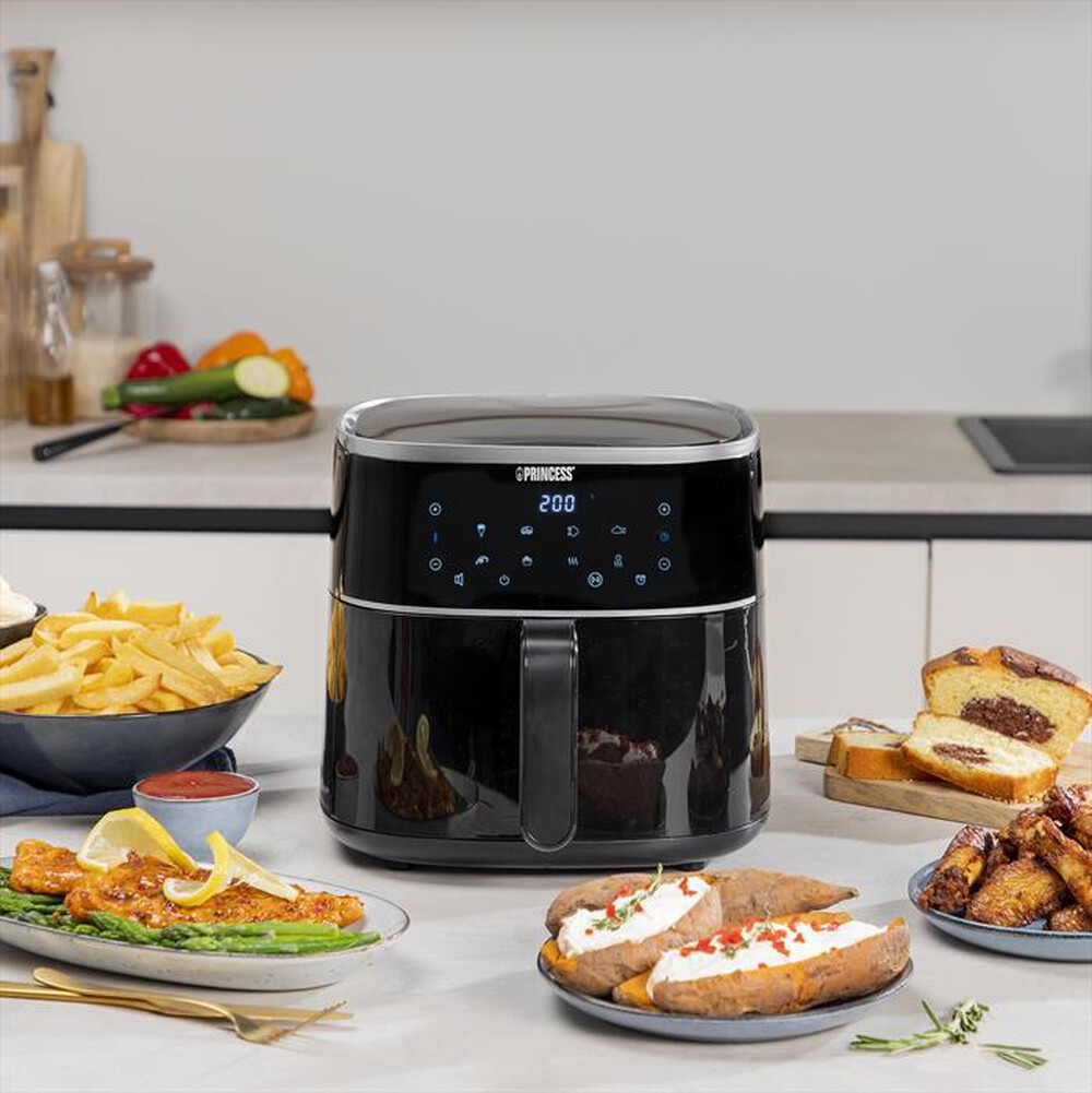 Immagine del prodotto PRINCESS - Friggitrice ad aria AEROFRYER DIGITALE 6 LITRI-NERO / PLASTICA