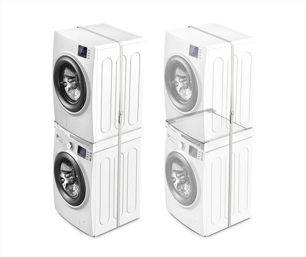 "MELICONI - TORRE SQUARE L60 Kit sovrapposizione universale-Tecnopolimero bianco"