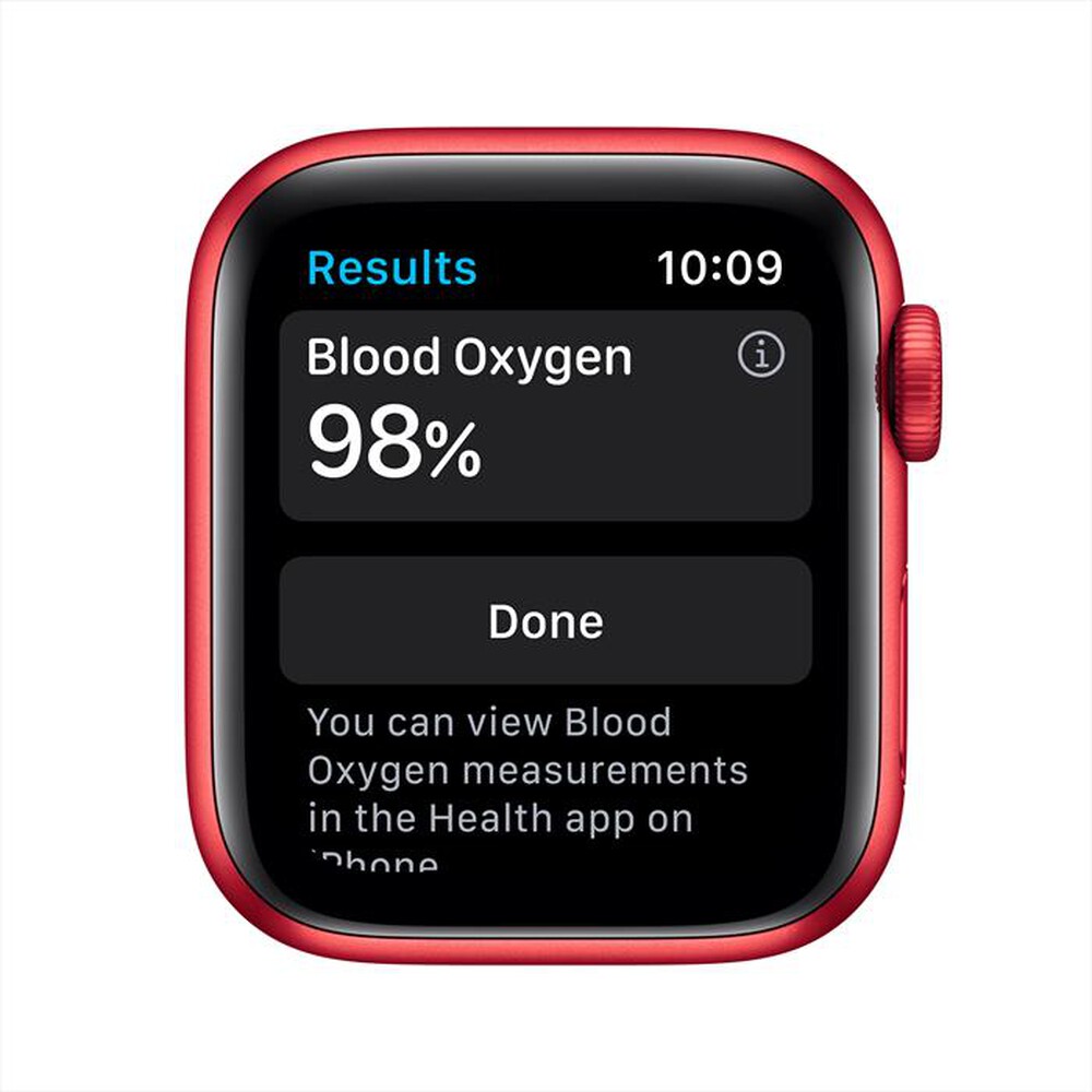 "APPLE - Watch Series 6 GPS 40mm Alluminio Rosso-Cinturino Sport Rosso"