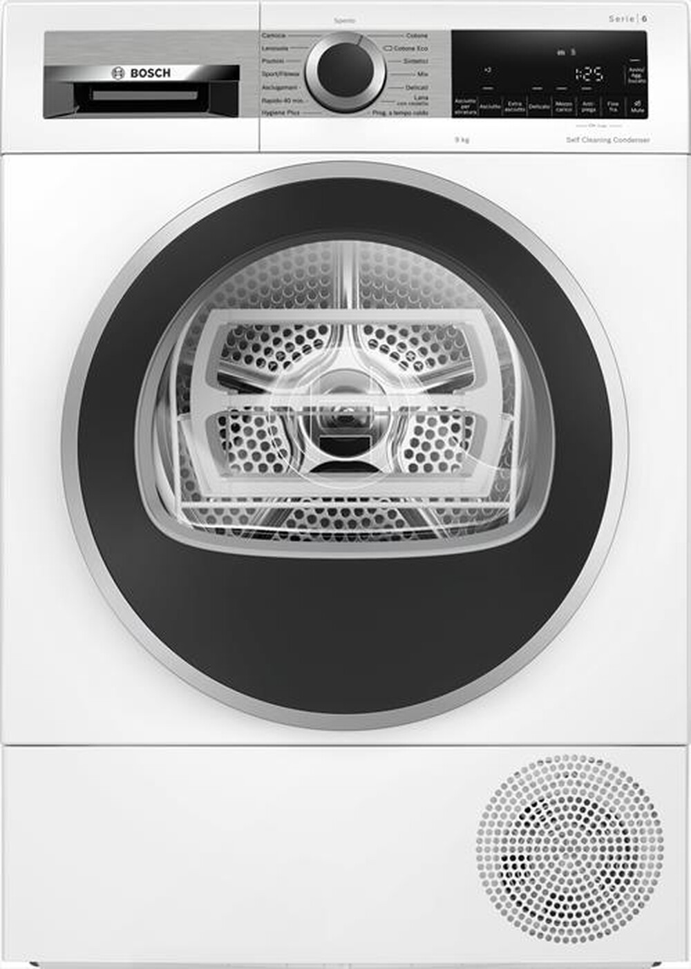 Immagine del prodotto BOSCH - Asciugatrice Serie 6 WQG245D0IT 9Kg Classe C-Bianco
