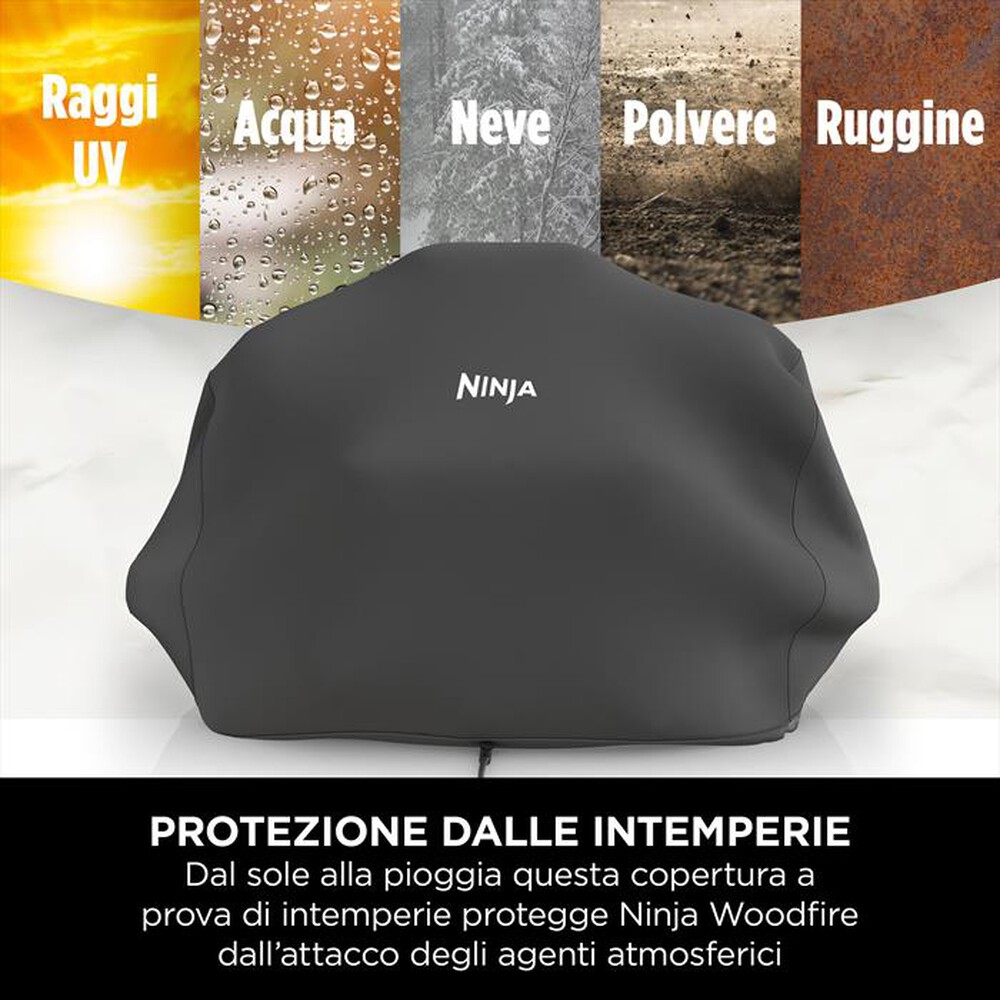 "NINJA - Custodia per barbecue elettrico Woodfire-nero"