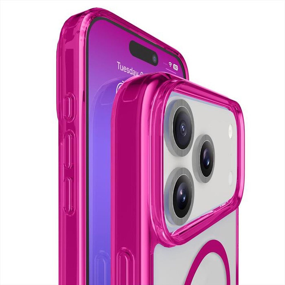 Immagine del prodotto CELLULARLINE - Custodia ICONIC MAG per IPHONE 17 PRO-Rosa, Trasparente