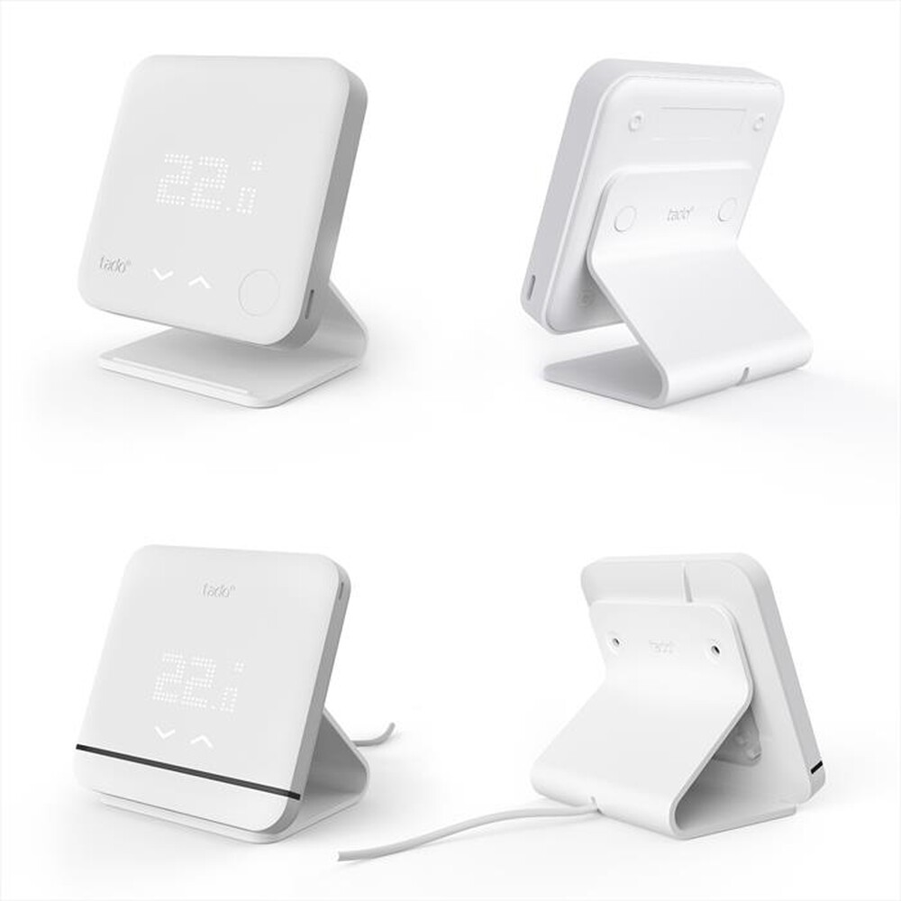"TADO - Controllo Climatizzazione Intelligente V3+ e Stand-White"