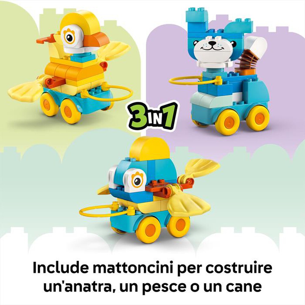 Immagine del prodotto LEGO - DUPLO Town Animali su ruote 3 in 1 10448