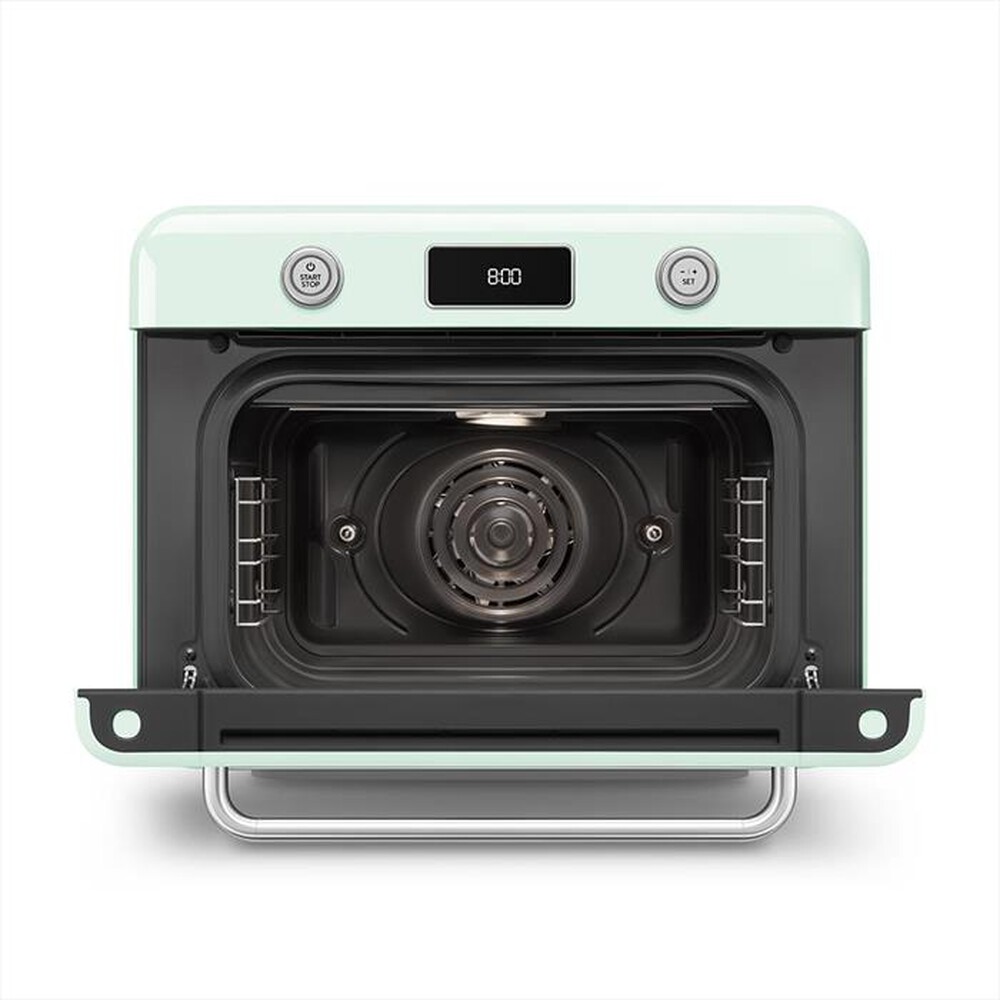 "SMEG - Forno combinato a vapore da appoggio COF01PGEU-Verde Pastello"