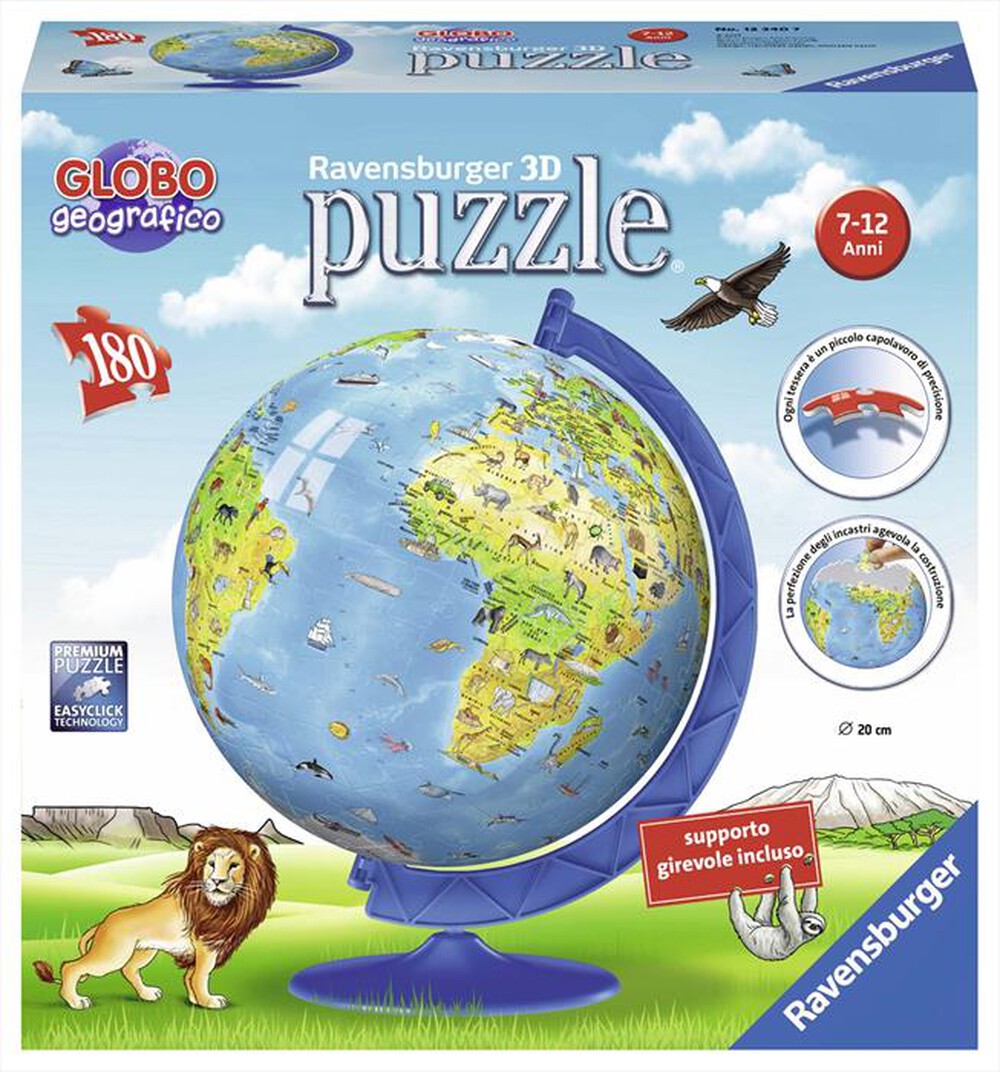 Immagine del prodotto RAVENSBURGER - GLOBO 180 PZ PUZZLE 3D
