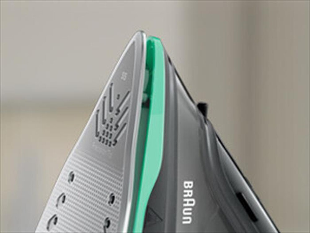 "BRAUN - Ferro da stiro a vapore SI5277GR-Nero-verde"