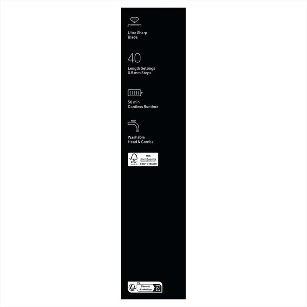 "BRAUN - Regolabarba BT3411-Nero"